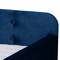 Baxton Studio Jona Blue Velvet and Button Tufted Full Size Daybed with Trundle 169-10846 - alternate 2